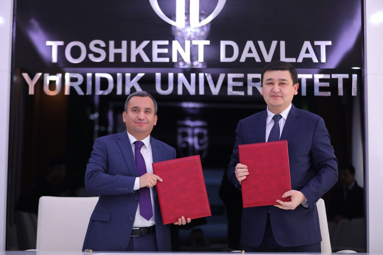 Joriy yilning 13-fevral kuni Adliya vazirligi huzuridagi Qonunchilikni tahlil qilish va tartibga solish ta’sirini baholash instituti va Toshkent davlat yuridik universiteti o‘rtasida hamkorlik memorandumi imzolandi. 